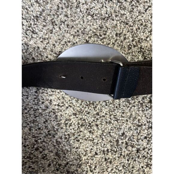 Chico’s Embossed Buckle Leather Belt - Picture 5 of 6